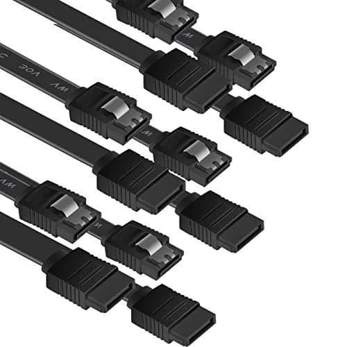 BENFEI SATA Cable III, 6 Pack 18 Inch | 6Gbps Data Transfer with Locking Latch thumbnail 1