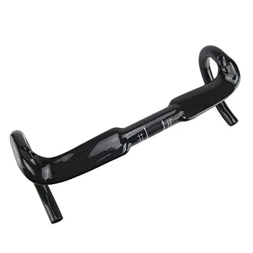 Alfa Pasca Carbon Road Bike Handlebars 31.8mm x 420mm | Lightweight T800 Carbon Fiber with Internal Routing thumbnail 9