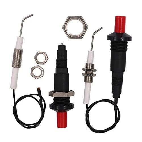 METER STAR Push Button Piezo Igniter with 11.8" Ceramic Electrode Wire Set of 2 | Universal Gas Grill & Range Spark Generator thumbnail 1
