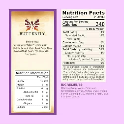 Butterfly Ube Flavoring Extract 2 oz | Authentic Filipino Purple Yam Essence for Baking & Beverages thumbnail 4