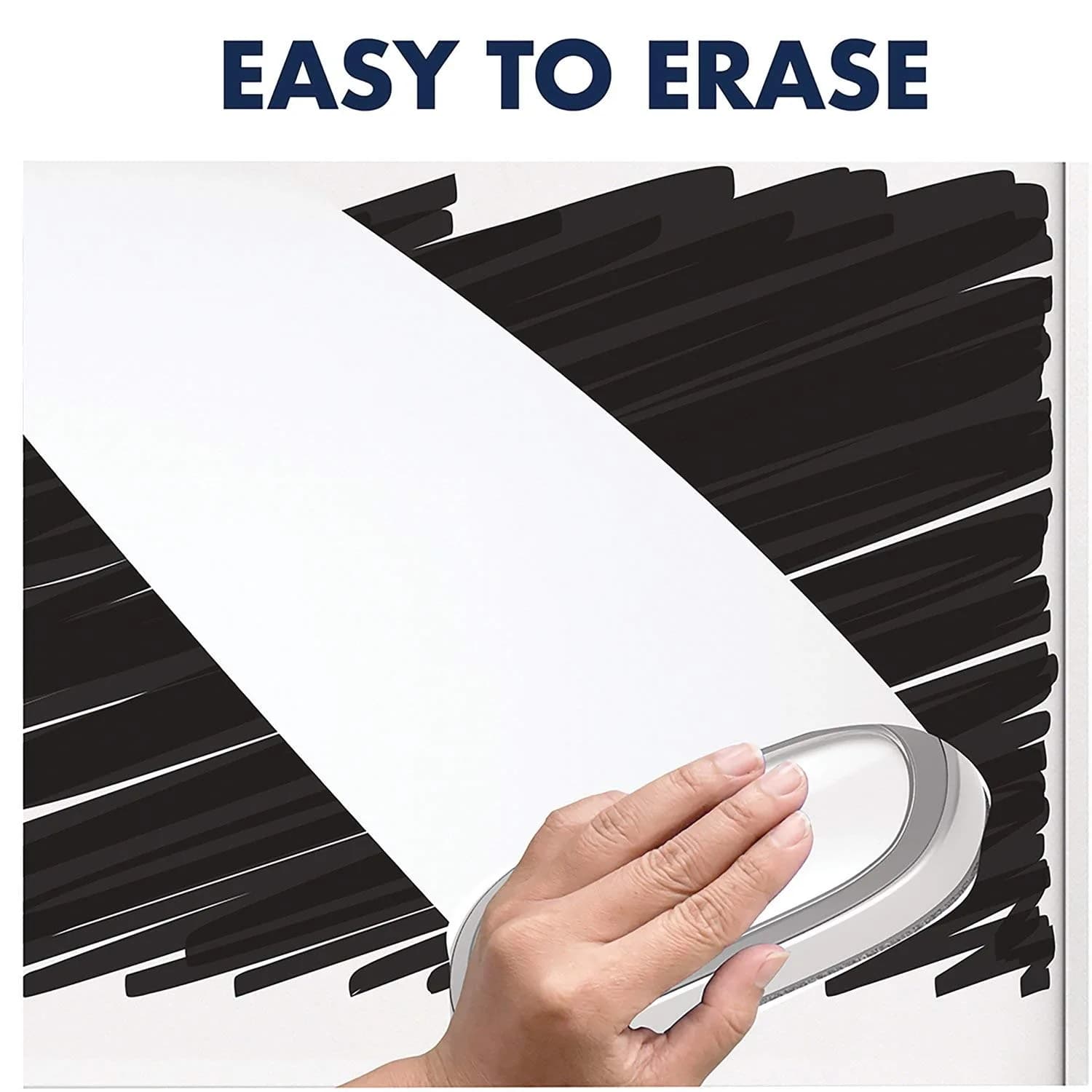 Quartet Premium Max Clean Dry Erase Board Eraser 16.1cm (6.34") with Magnetic Caddy | Cleans Boards Effortlessly - view 3