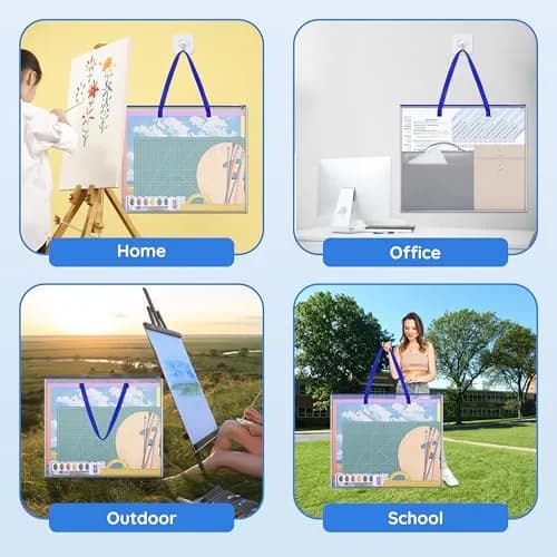ZKOO Art Portfolio Bag 26 x 20 inch (66 x 51 cm) | Teacher Organization for Artwork & Posters thumbnail 5