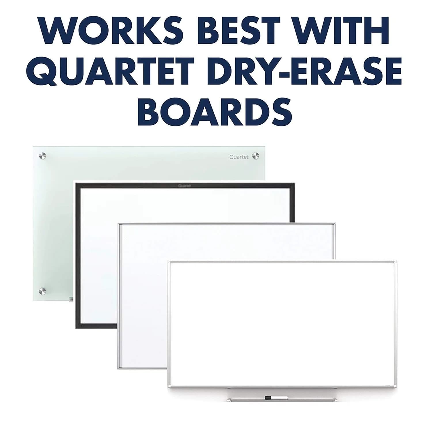 Quartet Max Clean Dry Erase Board Eraser 12.7cm x 5cm (5" x 2") | Dual Foam & Felt for Streak-Free Cleaning - view 6