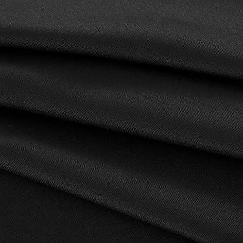 Obstal Black Polyester Table Cloth 152cm x 213cm | Stain & Water Resistant for Dining thumbnail 4