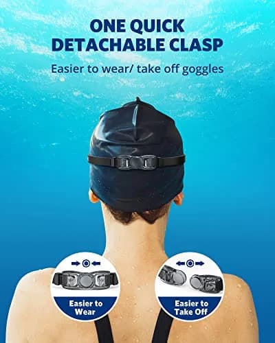Aegend Adult & Youth Swim Goggles | No Leaking, Full Protection, Mirrored Lenses thumbnail 6
