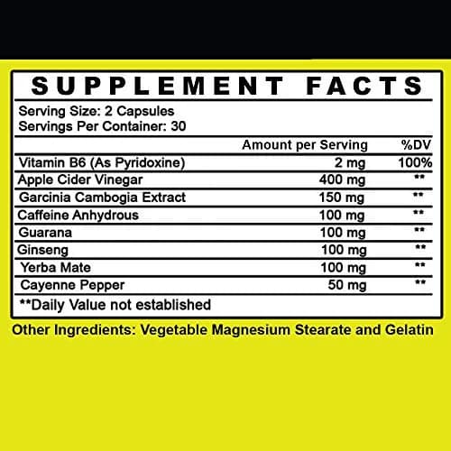 Angry Supplements Angry Energy Capsules 60 Count | All Natural Non-GMO Energy Booster for Focus & Stamina thumbnail 4