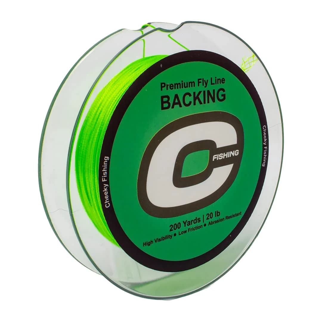 Cheeky Premium Fly Line Backing 20 lb | Low Friction, Abrasion-Resistant, High Visibility, 200 yd