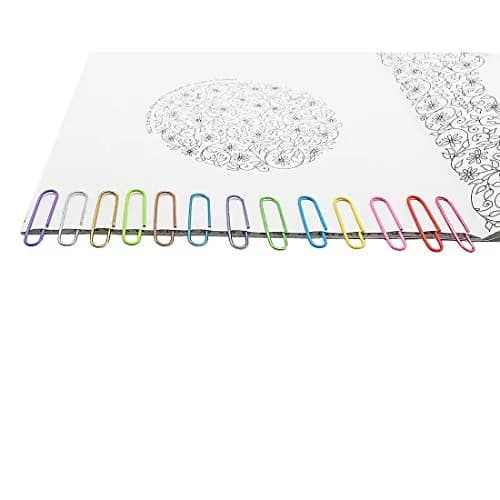 Corner Cabin Small Paper Clips 33mm | Colorful Vinyl Coated Office Supply (1.3 inch) thumbnail 5
