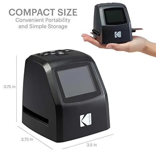 KODAK Mini Digital Film & Slide Scanner, 35mm, 126, 110, Super 8, 2.4" LCD | Scans Negatives & Slides to JPEG thumbnail 4