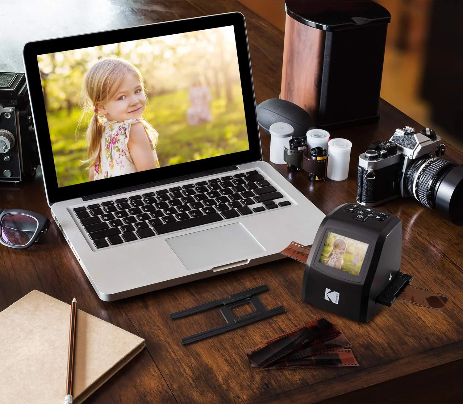 KODAK Mini Digital Film & Slide Scanner, 35mm, 126, 110, Super 8, 2.4" LCD | Scans Negatives & Slides to JPEG - view 8