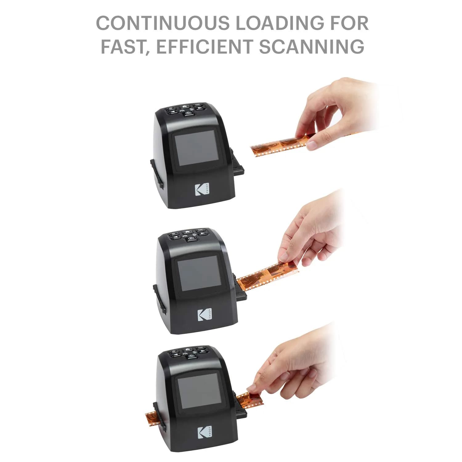 KODAK Mini Digital Film & Slide Scanner, 35mm, 126, 110, Super 8, 2.4" LCD | Scans Negatives & Slides to JPEG - view 2