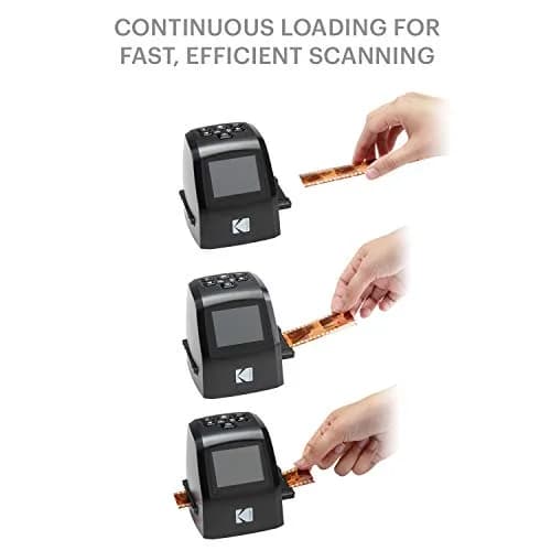 KODAK Mini Digital Film & Slide Scanner, 35mm, 126, 110, Super 8, 2.4" LCD | Scans Negatives & Slides to JPEG thumbnail 2