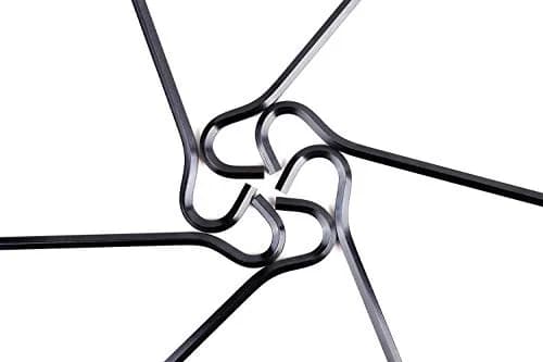 FANBX F Tent Pegs - 12Pcs Aluminium Tent Stakes Pegs with Hook - 7in Hexagon Rod Stakes for Camping & Garden (Black) thumbnail 3