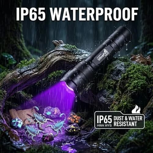 ULTRAFIRE WF-502B UV Blacklight Flashlight - Pack of 2 for Pet Stains & Leak Detection thumbnail 8