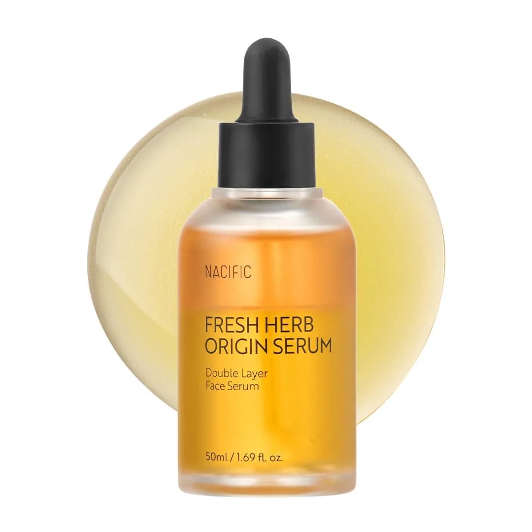 NACIFIC Fresh Herb Origin Serum 50ml (1.69 fl.oz) | Vegan, Hydrating Bi-Phase Formula for Oily & Combination Skin — Lemon