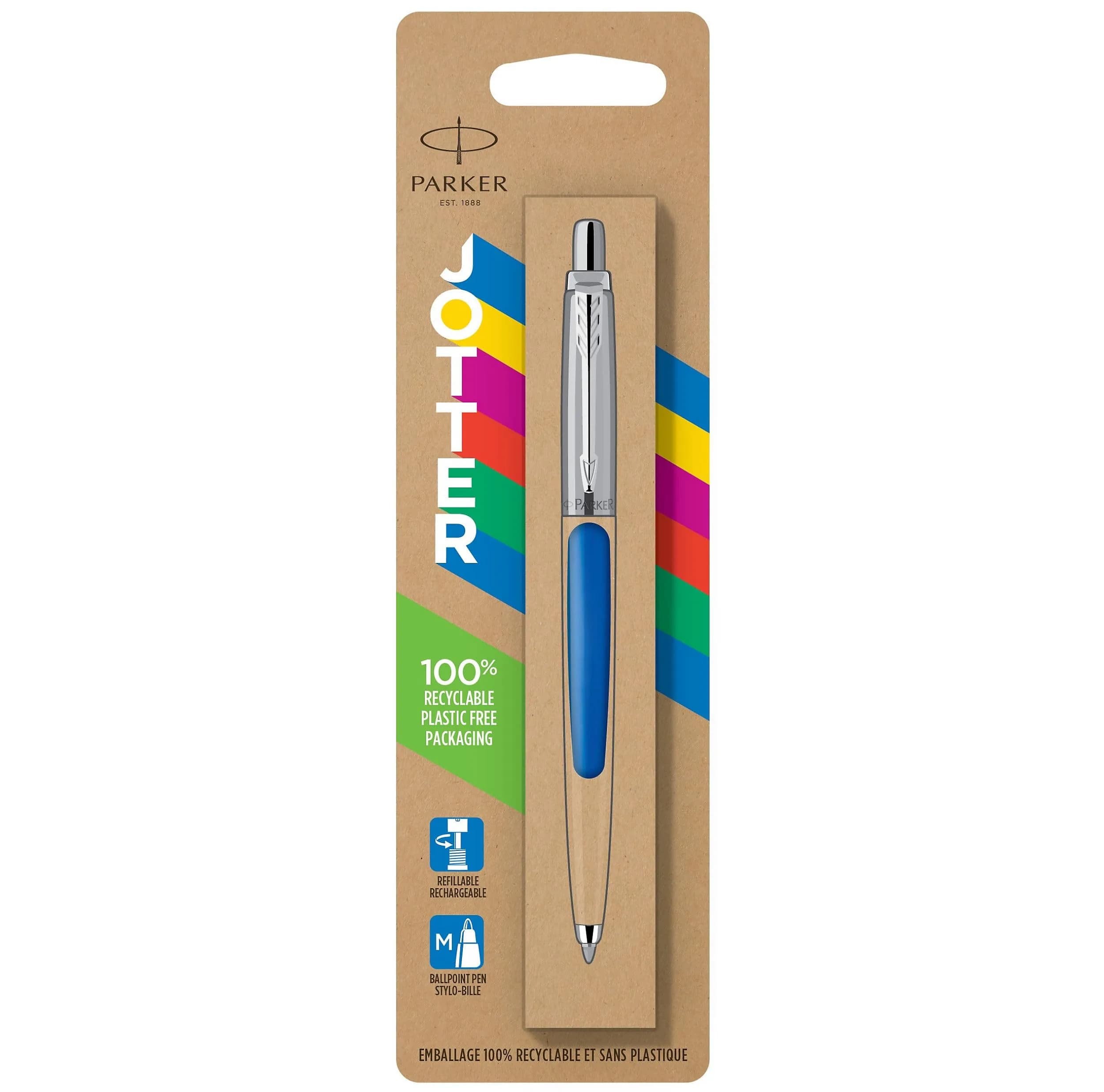 Parker Jotter C.C. pen Classic Blue Ballpoint 0.7mm (1 Count) - view 2