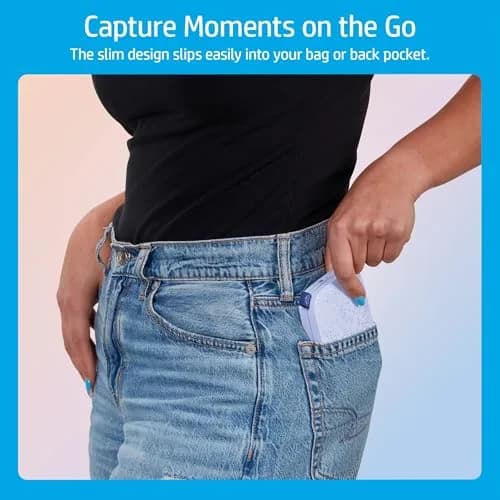 HP Sprocket 2x3 Portable Photo Printer - Purple | Instant Smartphone Color Wireless Printer thumbnail 6