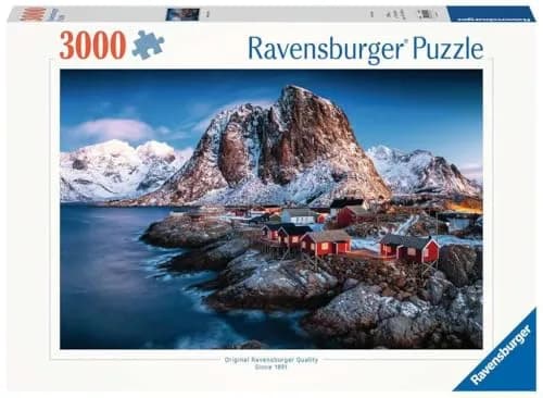 Ravensburger Hamnoy, Lofoten 3000 Piece Jigsaw Puzzle for Adults | 121cm x 80cm (47.6in x 31.5in) thumbnail 1