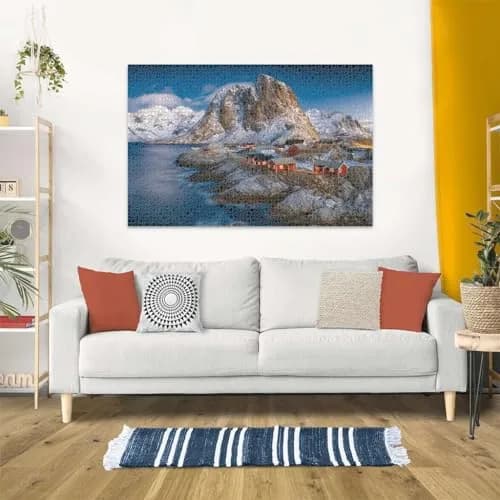 Ravensburger Hamnoy, Lofoten 3000 Piece Jigsaw Puzzle for Adults | 121cm x 80cm (47.6in x 31.5in) thumbnail 6