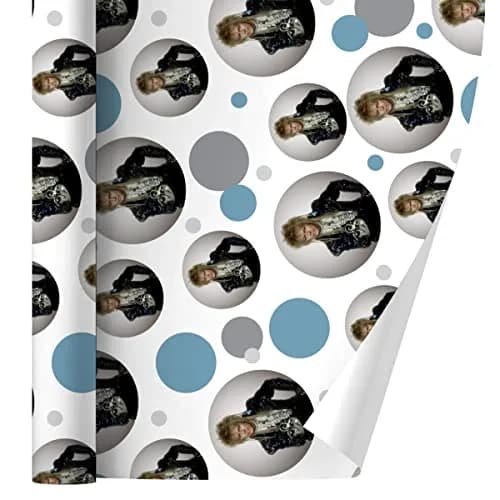 GRAPHICS & MORE David Bowie As Jareth Gift Wrap Roll | Vibrant Labyrinth Design, 76cm x 183cm thumbnail 1