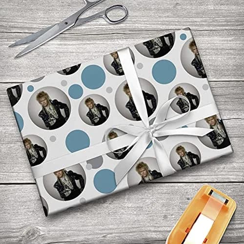 GRAPHICS & MORE David Bowie As Jareth Gift Wrap Roll | Vibrant Labyrinth Design, 76cm x 183cm thumbnail 5