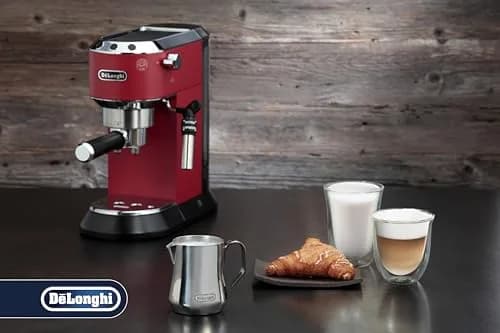 De'Longhi DLSC060 Milk Frothing Jug Stainless Steel 350ml (11.8 oz) | Perfect Cappuccino Foam thumbnail 2