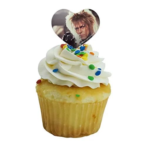 GRAPHICS & MORE Labyrinth Goblin King Cupcake Picks 6 | Food-Safe Acrylic, 3.2" Height, 1.6" Width thumbnail 5