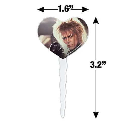 GRAPHICS & MORE Labyrinth Goblin King Cupcake Picks 6 | Food-Safe Acrylic, 3.2" Height, 1.6" Width thumbnail 6