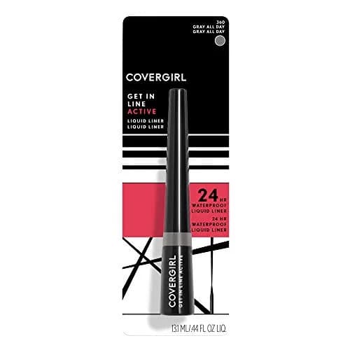 COVERGIRL Get In Line Active Eyeliner Pencil Gray All Day 0.44 Fl Oz (13 ml) | Waterproof & Sweat-Proof thumbnail 2