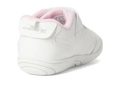 Stride Rite 360 SR-Taye 2.0 Infant/Toddler Pink Shoes | Soft Memory Foam & Hook & Loop Closure thumbnail 5