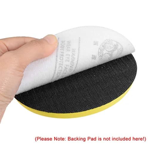 uxcell 9 Inch Sanding Disc 320 Grits | Aluminum Oxide Hook & Loop for Metal & Wood thumbnail 4