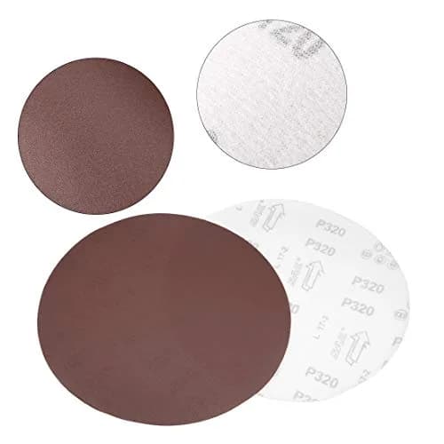 uxcell 9 Inch Sanding Disc 320 Grits | Aluminum Oxide Hook & Loop for Metal & Wood thumbnail 3