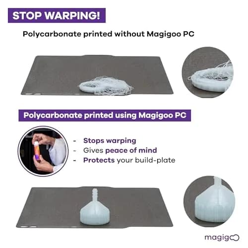 Magigoo PC 3D Printer Bed Adhesive Glue for Polycarbonate Filament, 50mL | Strong Bond & Easy Release thumbnail 4