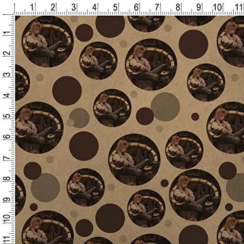 GRAPHICS & MORE Goblin King Jareth Labyrinth Gift Wrap 91cm x 183cm | Premium Kraft Paper Roll for Gifts & Crafts thumbnail 2