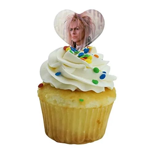 GRAPHICS & MORE David Bowie Jareth Labyrinth Cake Topper Set of 6 | Food-Safe Acrylic, 1.6" Width, 3.2" Height thumbnail 5