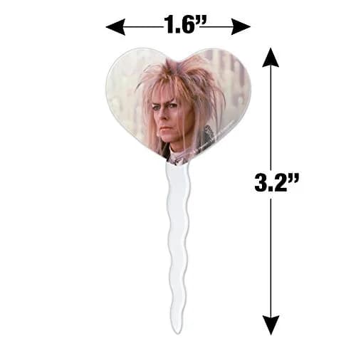 GRAPHICS & MORE David Bowie Jareth Labyrinth Cake Topper Set of 6 | Food-Safe Acrylic, 1.6" Width, 3.2" Height thumbnail 6