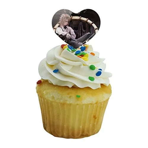 GRAPHICS & MORE Goblin King Jareth Cupcake Picks Set of 6 | Labyrinth David Bowie Acrylic Decor thumbnail 5