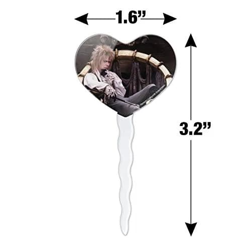 GRAPHICS & MORE Goblin King Jareth Cupcake Picks Set of 6 | Labyrinth David Bowie Acrylic Decor thumbnail 6