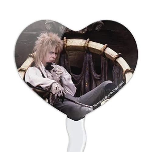 GRAPHICS & MORE Goblin King Jareth Cupcake Picks Set of 6 | Labyrinth David Bowie Acrylic Decor thumbnail 2