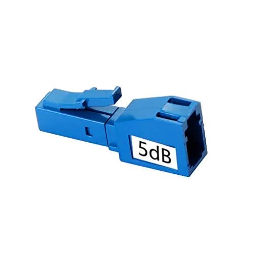 H!Fiber.com 2 Pack Single Mode LC 5dB Fiber Optic Attenuator | Ceramic Core, 1200-1600nm, -40 to +75°C, 50dB Return Loss thumbnail 3