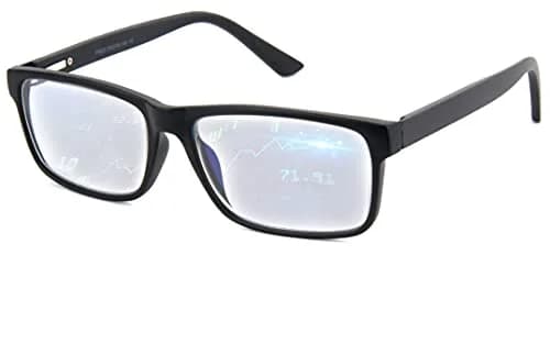 BLUE CUT Blue Light Blocking Glasses for Men/Women | Reduce Eye Strain & Fatigue, Stylish & Lightweight, 55mm Wide, Unisex thumbnail 1