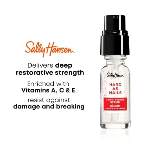 Sally Hansen Nail Treatment Hard As Nails Serum 0.45 Fl Oz | Vitamin Enriched Nail Strengthener thumbnail 2