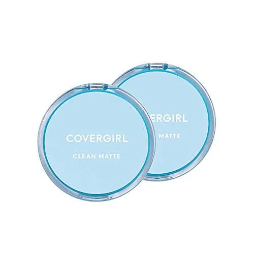 COVERGIRL Clean Matte Pressed Powder, Classic Ivory, 19.84 g (0.7 Oz) | Shine Control for Oily & Normal Skin thumbnail 1