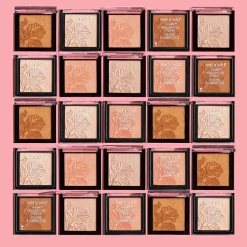 wet n wild MegaGlo Highlighting Powder Bloom Time | Shimmer Glow Face Makeup 5.5g (0.19 Oz) thumbnail 4
