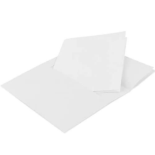 Purple Q Crafts White Greeting Cards & Envelopes 5" x 7" | Customizable, Heavyweight Cardstock, 40 Pack thumbnail 2