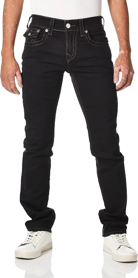 True Religion Ricky Big T Straight Leg Jean | Body Rinse Black | 34x34 — Body Rinse Black