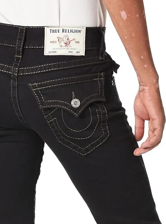 True Religion Ricky Big T Straight Leg Jean | Body Rinse Black | 34x34 thumbnail 2