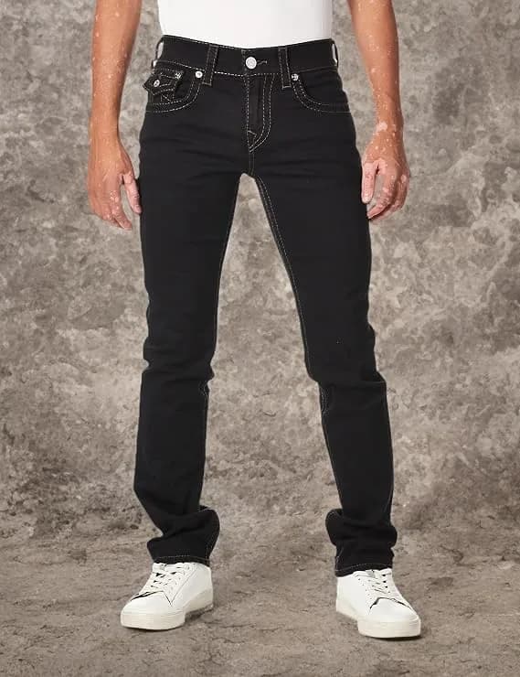 True Religion Ricky Big T Straight Leg Jean | Body Rinse Black | 34x34 thumbnail 5