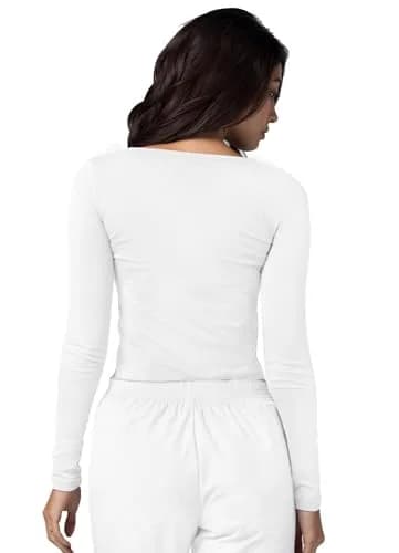 ADAR Medical Uniforms Underscrubs for Women 3 Pack - Long Sleeve Comfort Tee - XXS thumbnail 3