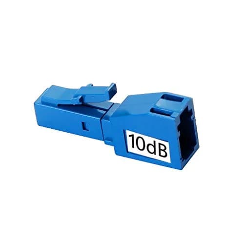 H!Fiber.com 2 Pack Single Mode LC 10dB Fiber Optic Attenuator | Ceramic Core, Male to Female, in-Line, Fixed, 3dB-10dB thumbnail 3